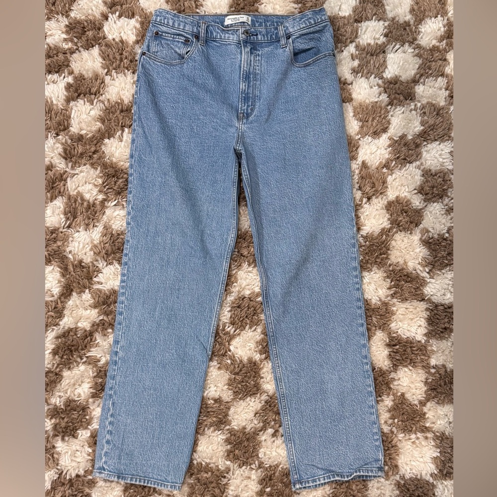 Abercrombie & Fitch Light Blue High Rise Jeans